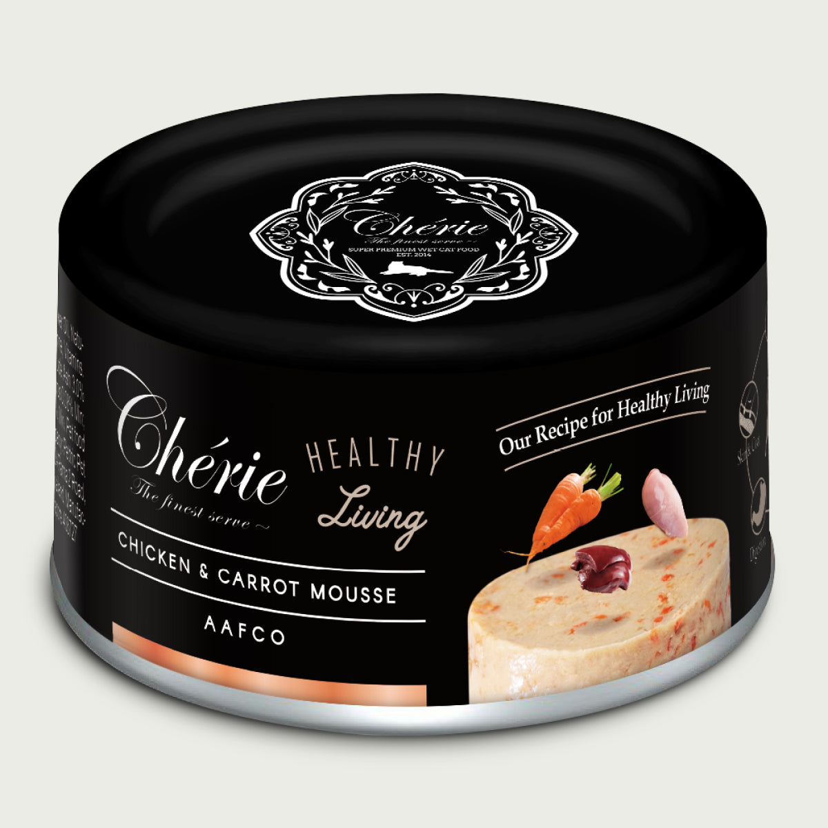 Set | Chérie Healthy Living Mousse di pollo e carote 80 g + 1 filetto omaggio