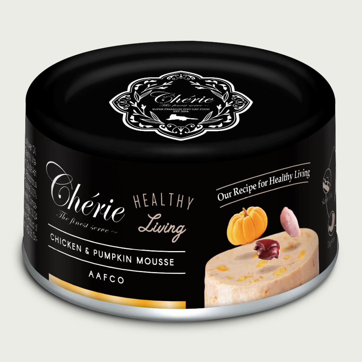 Set | Chérie Healthy Living Mousse di pollo con zucca 80 g + 1 filetto omaggio