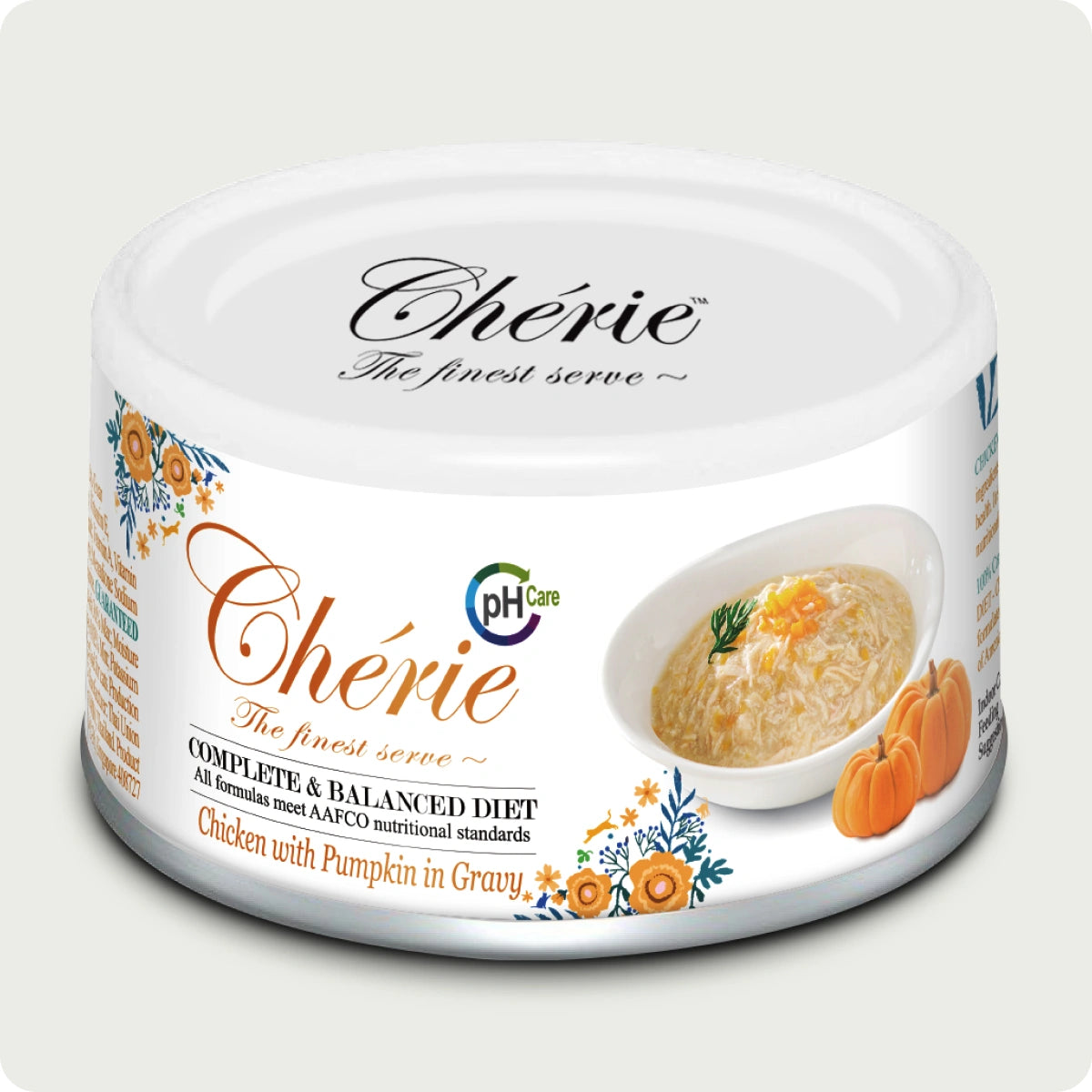 Chérie Dieta completa ed equilibrata Pollo con zucca in salsa 80 g.