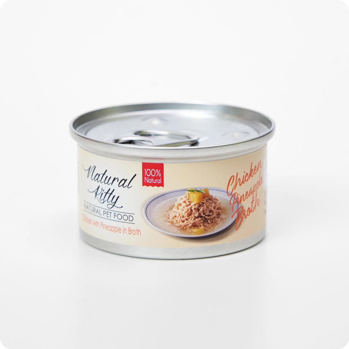 Serie Natural Kitty Broth Pollo con ananas in brodo