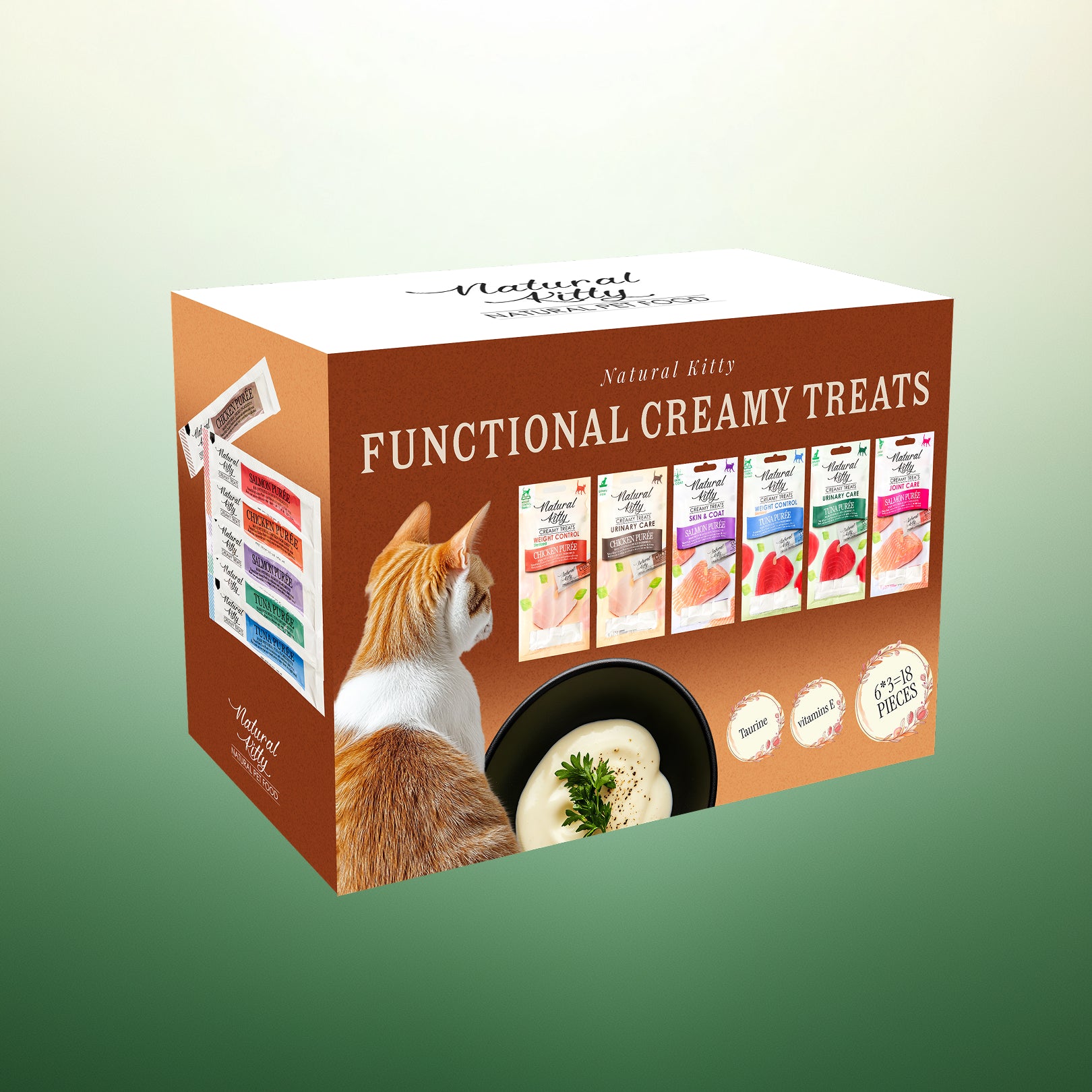 Snack cremosi funzionali Natural Kitty